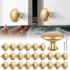 25Pcs Drawer Knob Set Zinc Alloy Cabinet Handles Rustproof Gold Dresser Knobs Decorative Drawer Pull Handle Furniture Hardware
