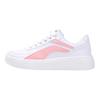 Li Ning Synthetic Leather Low top Slip Resistant Abrasion Resistant Skateboard Shoes Women's White Pink AGCR470-4