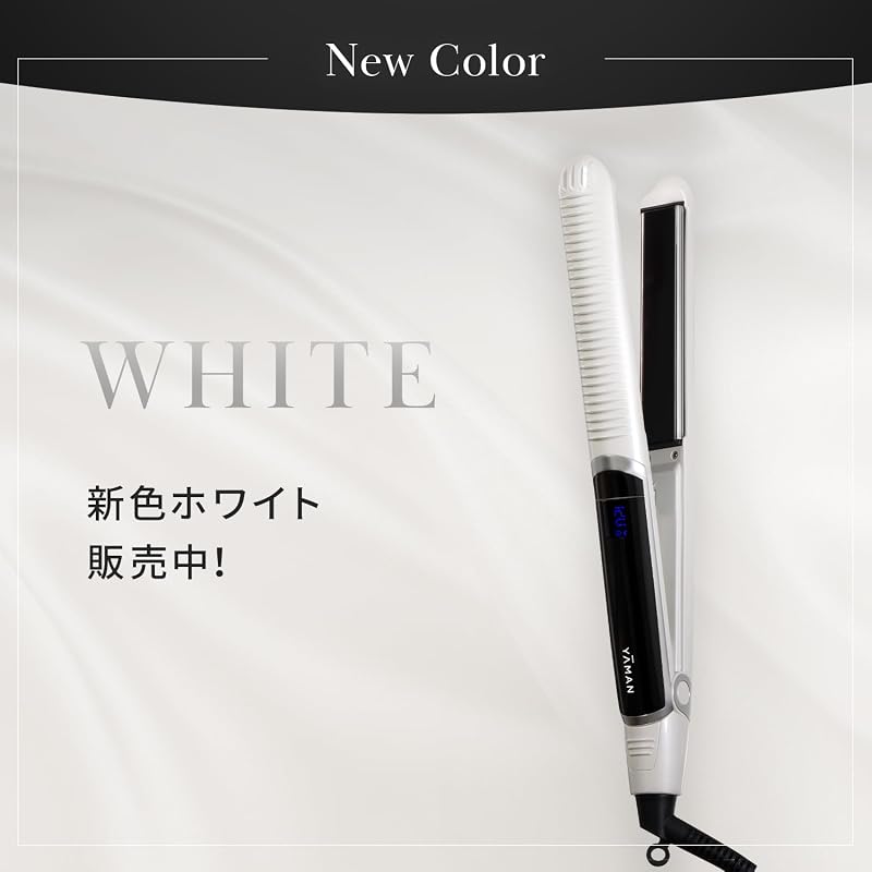 Ya-Man Straight Hair Iron Smooth Iron Photo Ion Plus, International Voltage Compatible, YJHB6LAM2, Navy, with Sticker []