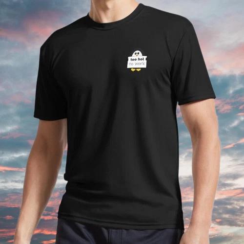 

New Shirt Too Hot to Work- Penguin Edition Active T-Shirt Funny Size S - 5XL S