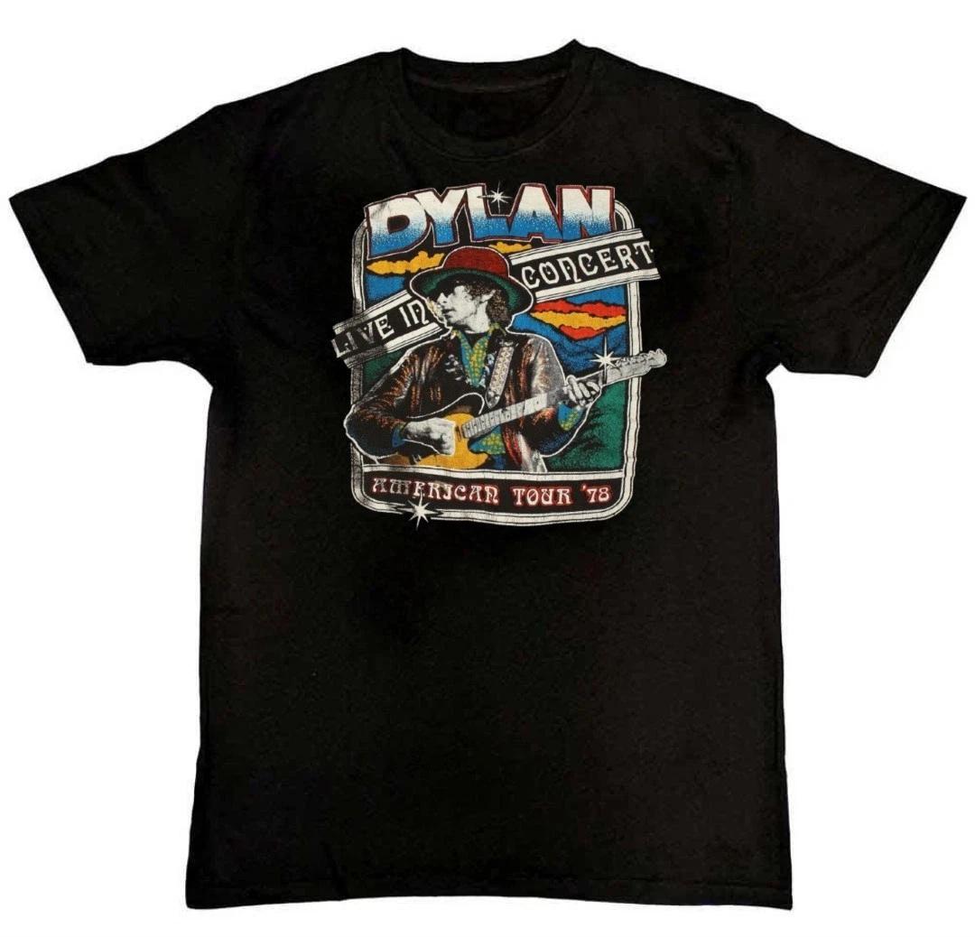 Men s and Women s T-shirts 70 s Bob Dylan 1978 American Tour Graphic Print Unisex T-Shirt S M L XL 2 3 4 XL XXXXL