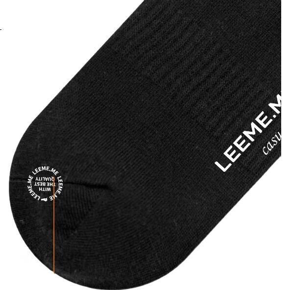 Limi [Deodorizing And Antibacterial] Men's Socks for Spring And Summer, Odor-Resistant Men's Socks, Short Socks, Black/gray 2+ White/gray 2
