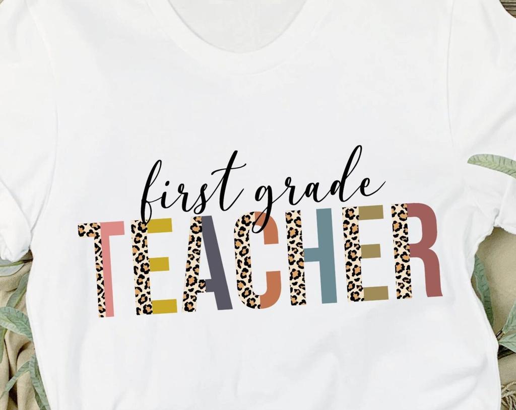 First grade Teacher, teachers tshirt, teachers shirt, gift for teacher, fun tshirt