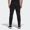 Adidas Casual Spliced Solid Color Drawstring Logo Joggers Men Bottoms Black HE5038