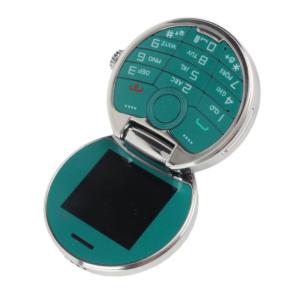 Flip Mobiltelefon Vintage Lommur Design Højttaler med Høj Lydstyrke Dobbelt SIM Dobbelt Standby Store Knapper MP3 FM Flip Mobil
