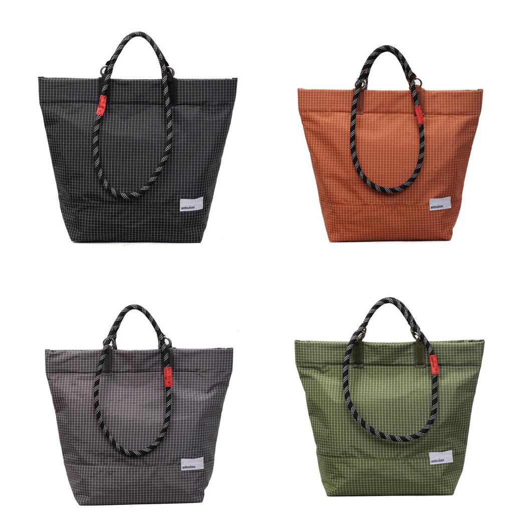 Womens Medium Tote Bag With Polyester Material And Inner Zipper Pockets For Travel And Commuting