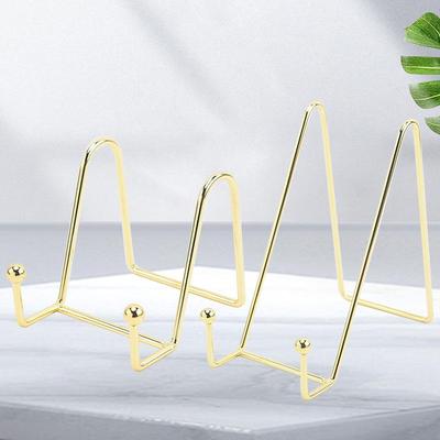 Metal Photo Display Stand & Phone/Tablet Holder - Decorative Frame Holder