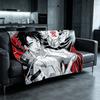 Jujutsu Kaisen Super Soft Flannel Blanket Gojo Satoru Anime Peripherals Suitable for Sofa Office Thin Air Conditioning Blanket