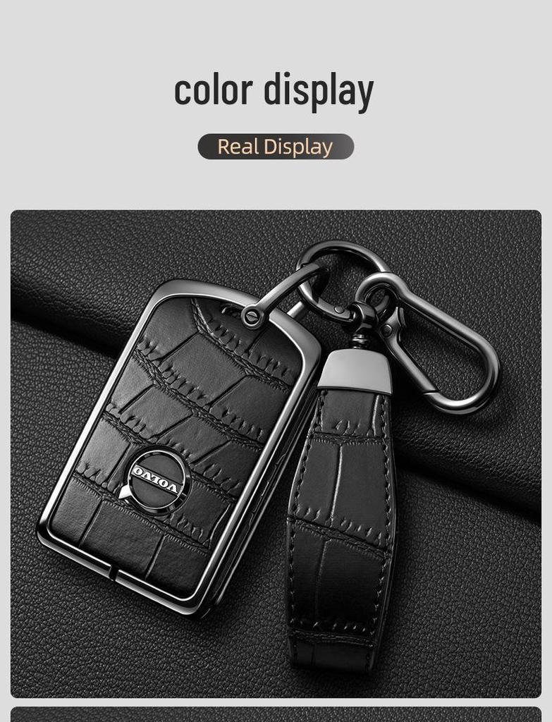 Volvo Key Protective Alloy Case for XC60, S90, S60, XC40, XC90, V60, V90 - Modified Shell with Buckle