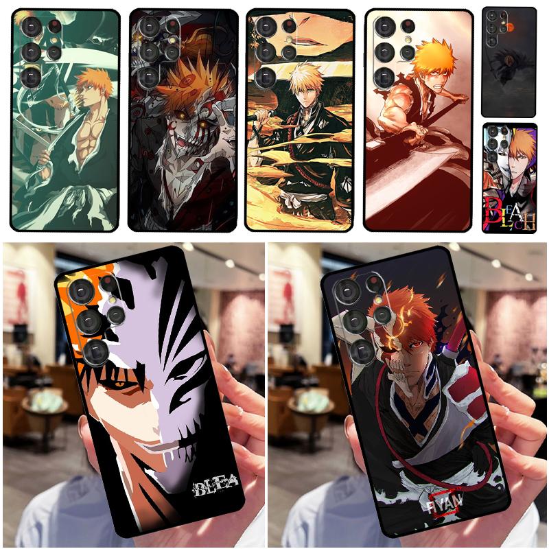 

Чехол Bleach Anime Ichigo для Samsung Galaxy S21 S22 Ultra Plus S8 S9 S10 Note 10 20 Ultra S21 FE S20 FE Galaxy S22