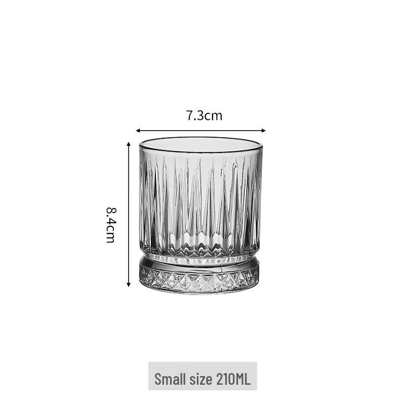 

LISM Diamond Base Striped Glass Tumblers