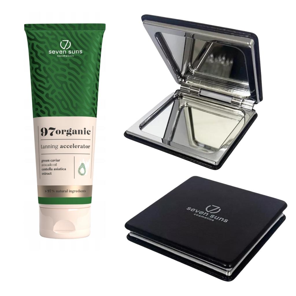 7suns 97organic Naturalny Przyspieszacz Opalania + Podwójne Lusterko Gratis