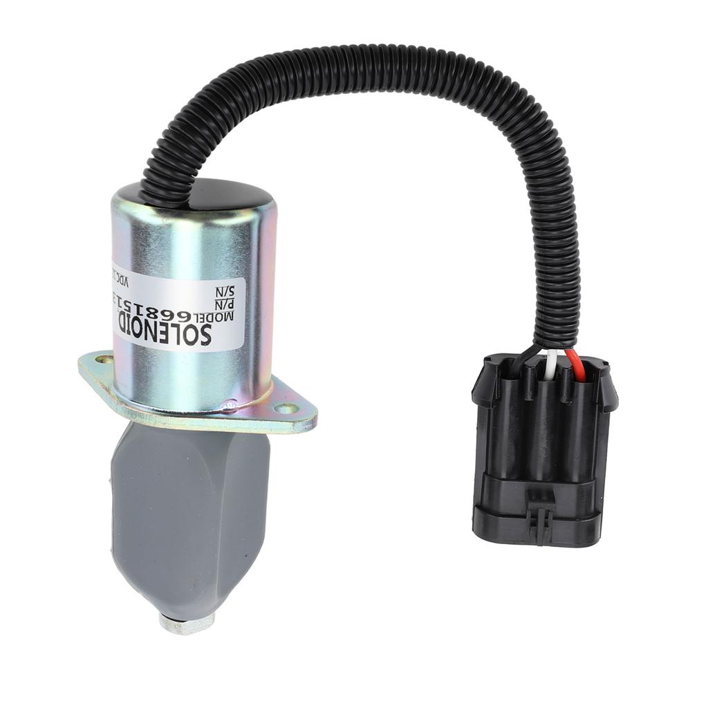 12V Fuel Shut Down Solenoid 6681513 Accurate Anti Interference Generator Fuel Cut Off Solenoid