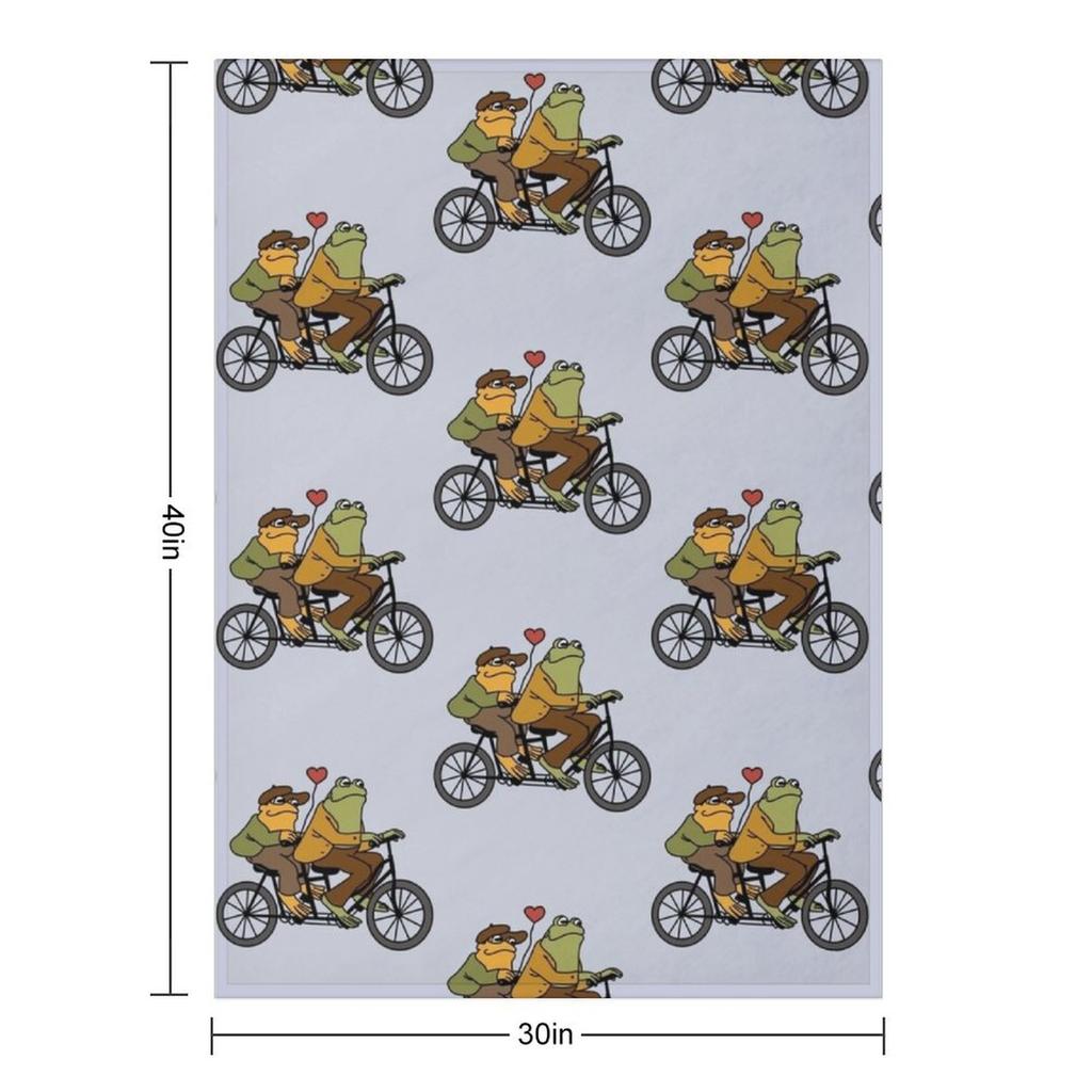 Frog and Toad with a Heart Balloon Throw Blanket Sleeping Bag Warm Winter Thin Luxury St Blankets