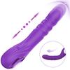 Powerful Simulation Telescopic Dildo Vibrator G-spot Clitoral Anal Stimulator 10 Speed Vibration Mode Adult Sex Toys for Women Waterproof Masturbator