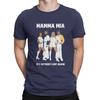 Fashion Mamma Mia Music T-Shirts for Men Round Neck 100% Cotton T Shirt A-ABBA Band Short Sleeve Tee Shirt Birthday Present