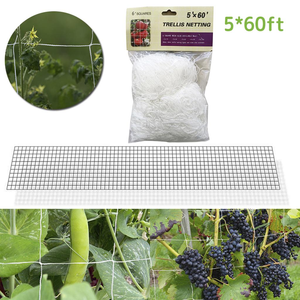 Treliça para Plantas em A Kit de Treliça para Escalada de Vegetais à Prova de Ferrugem com Rede de Escalada Suporte para Treliça de Pepino para Jardinagem ao Ar Livre