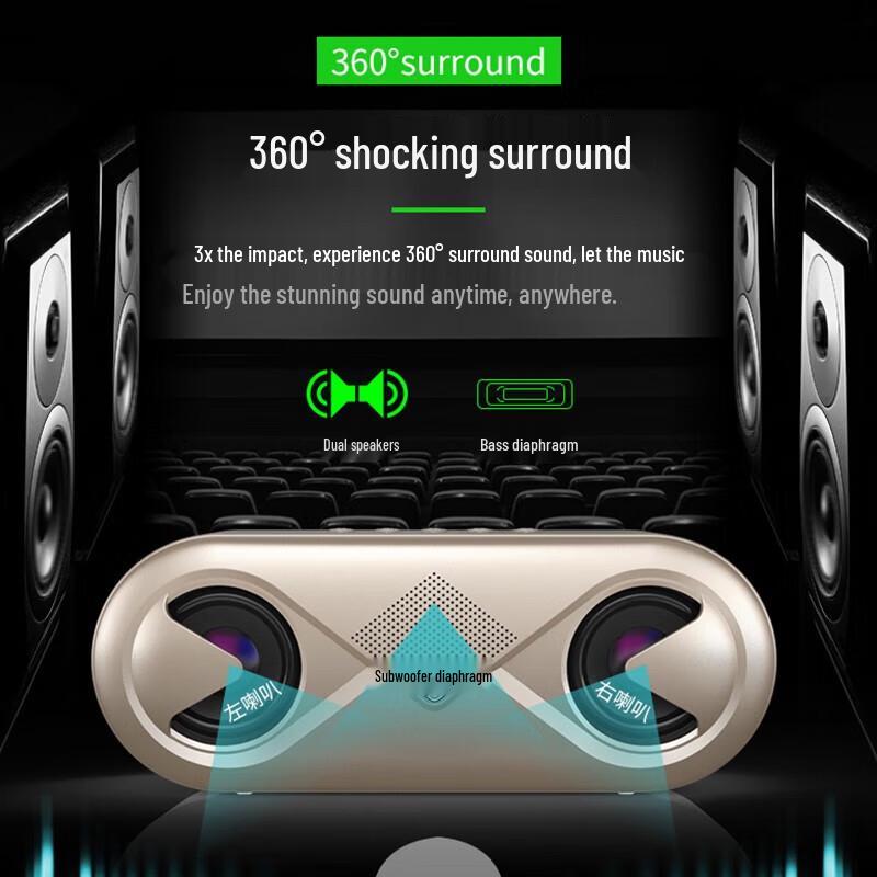 SooPii BT21 Portable Outdoor Bluetooth Speaker