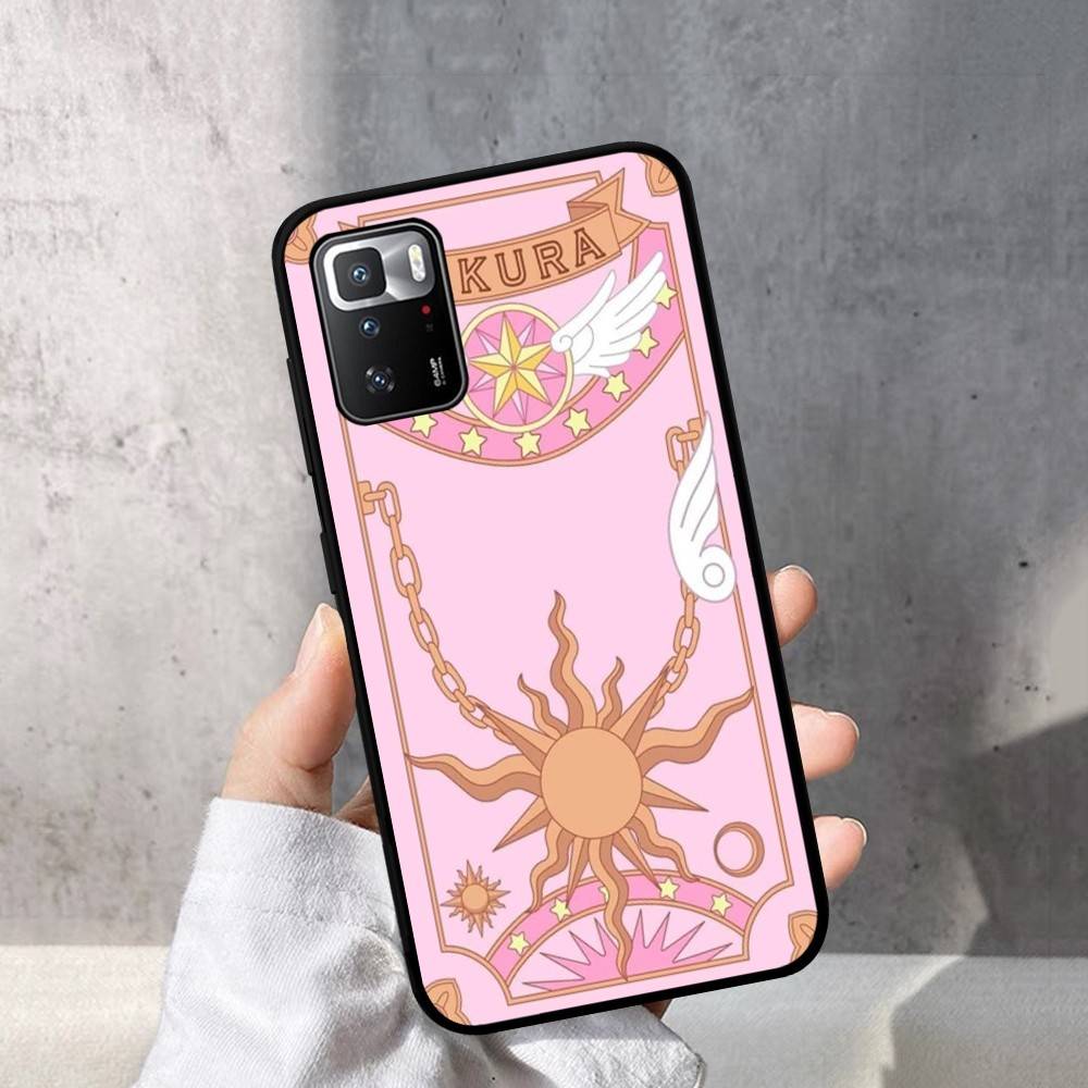 Cardcaptor Sakuras Anime Phone Case For Redmi Note 4 X 5 A 6 7 8 T 9 9S 10 11 11S 11Epro Poco M3 Pro