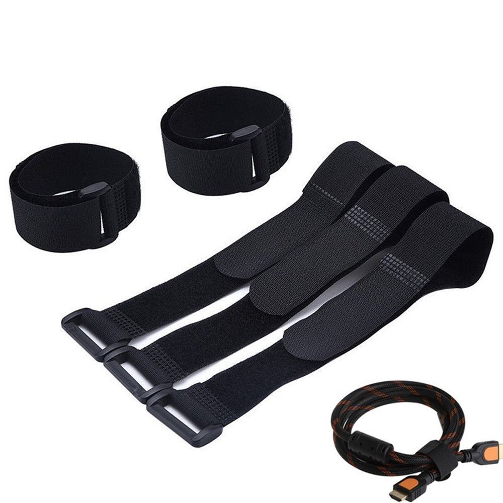 Nylon Luggage Strap Strong Sticky Black Nylon Rope Fixed Straps Tie Rope Straps Cable Straps