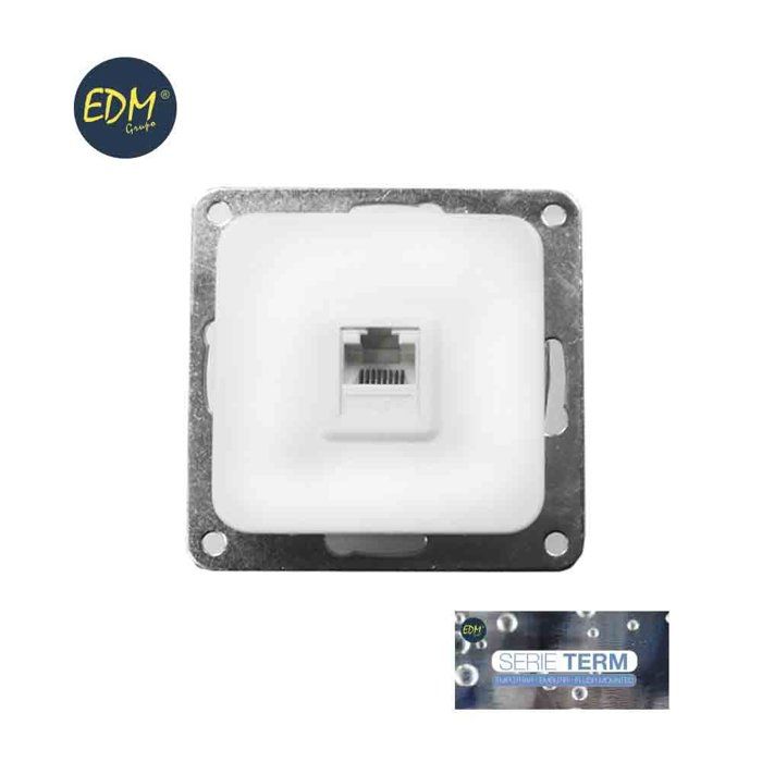 Connecteur RJ45 - GREENICE - 65308 - Blanc - Intérieur - 250V 16A