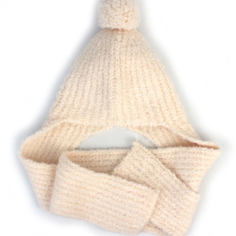 Universal Chemistry Wool Ivory Ball Hood Muffler Hat Muffler Hat