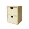 Mini Commode 2 Tiroirs en bois 11 cm