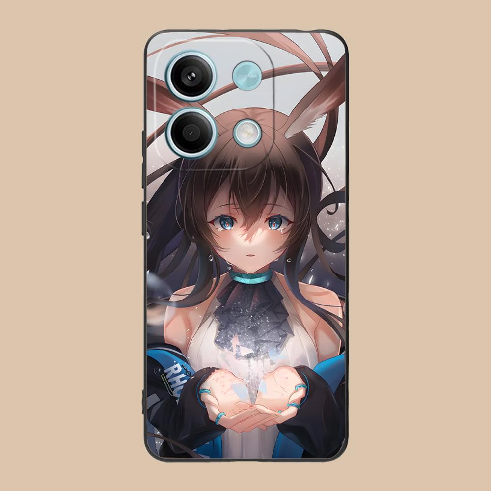 Arknights Amiya Mobile Phone Case for Xiaomi 15 14 13 12 Mi 11 T Ultra Lite Pro S X 5G Colour Printing Protective Luxury Pretty