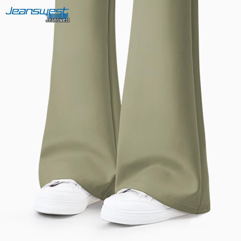 

JEANSWEST Women s Air Layer Flared Casual Pants L