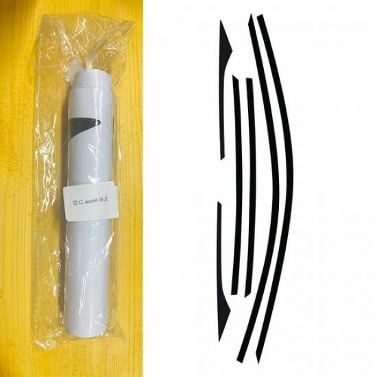 Chrome Delete Blackout Overlay for 2018-22 Honda Accord Sedan Window Trim EOA