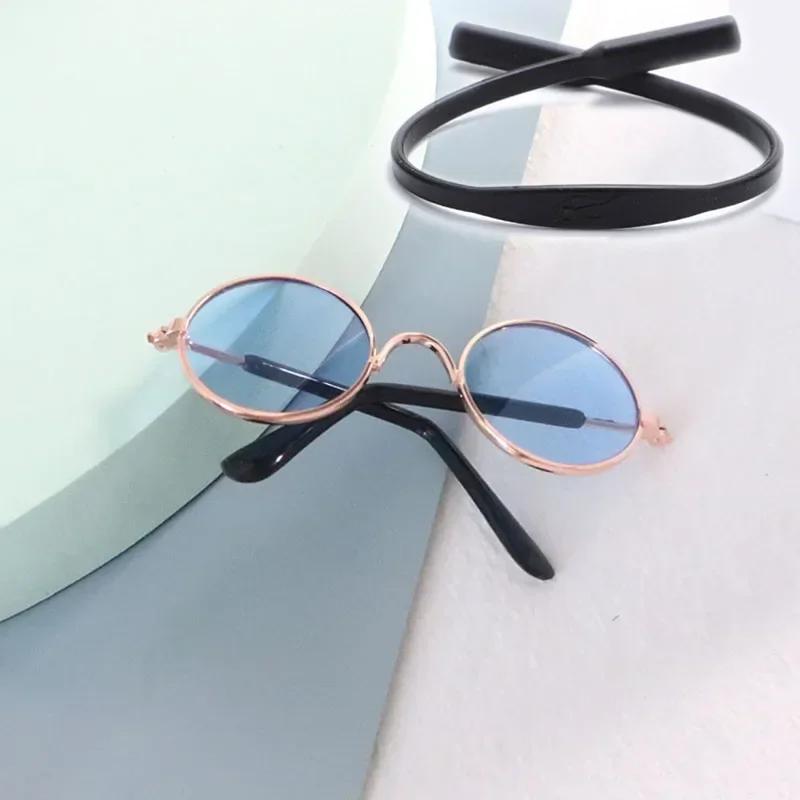 Cat Sunglasses Summer Outdoor Puppy UV Protection Sunglasses Dolls Sun Glasses Small Dog Cosplay Photo Props Cute Pet Sunglasses