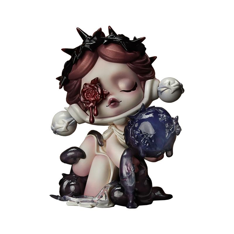 

New POP MART Valentine s Day Limited Edition Skullpanda THE GLIMPSE FIGURE Trendy Figures PPMT-2401-0075 SKULLPANDA