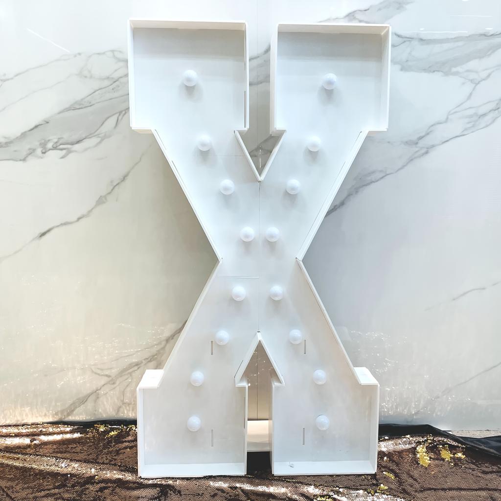 Versatile 1PC 92CM/3FT Marquee Letters with Warm Yellow Glow: Perfect for New Year Parties, Summer Bashes, Retirements & More (Balloon-Friendly!)