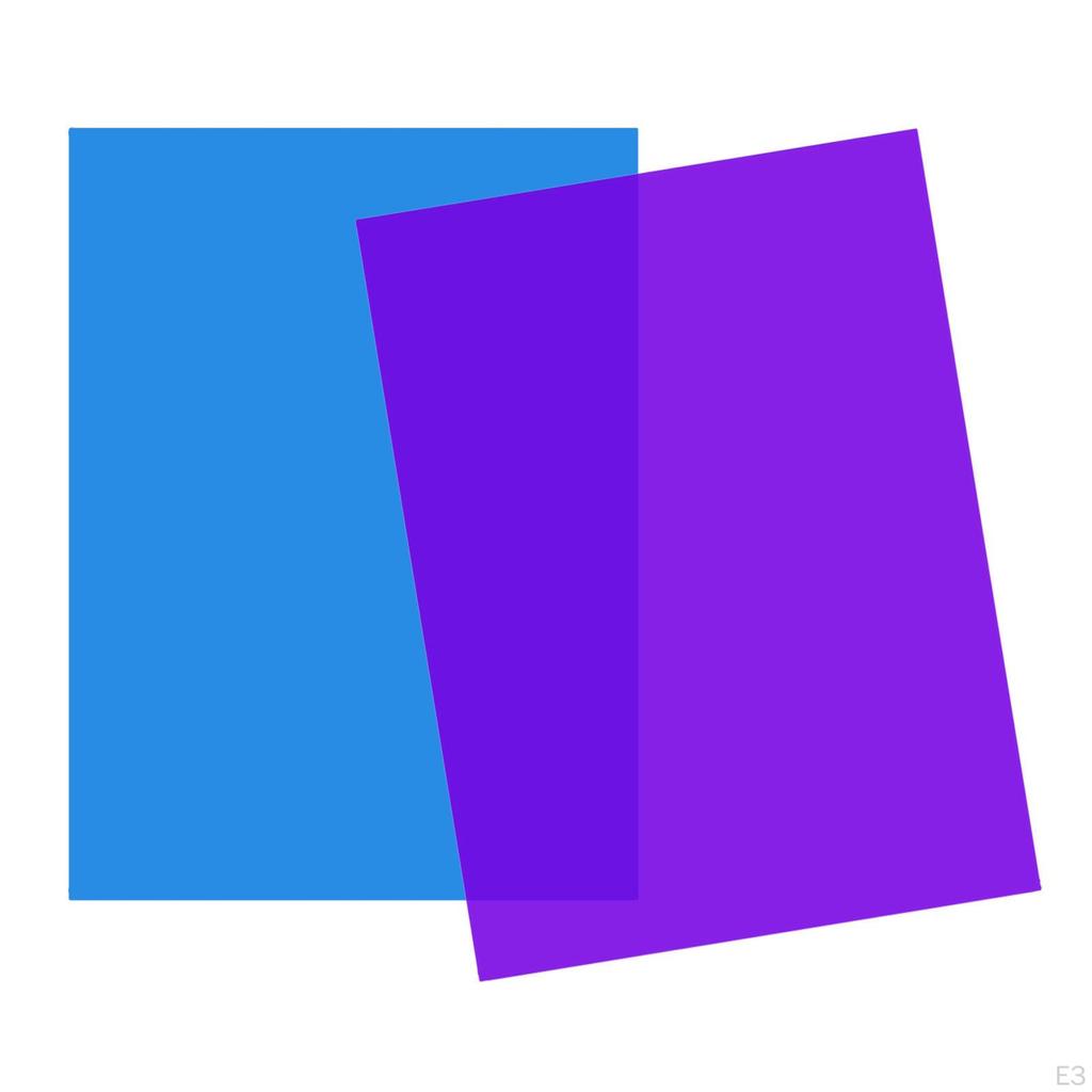 A4 Plastic Sheets for Artistic Creations
