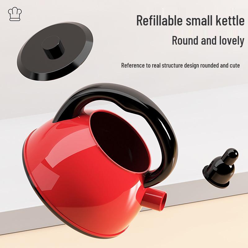 Mini Kitchen Pretend Play Cooking Set for Kids: Fruit Cutting & Kitchenware Toys