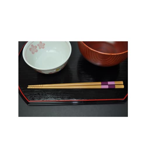 Aoba Ancient Chopsticks, 22.5cm, Japanese Style, Guest Chopsticks, Smooth Bamboo, 527350, Pack of 5