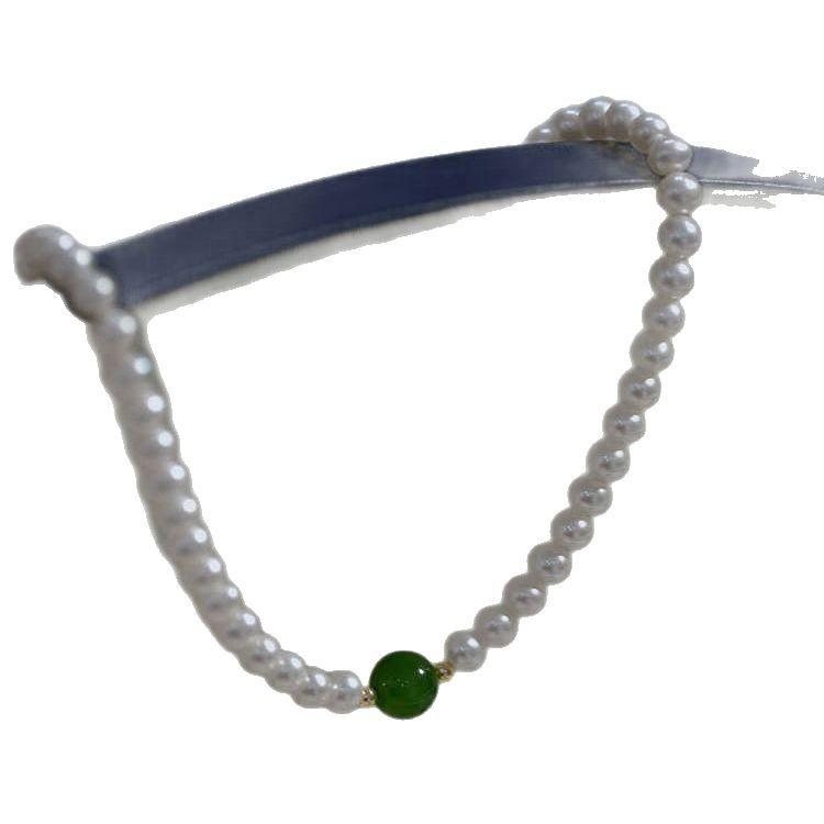 Authentic pearl necklace, light luxury niche sweater chain, versatile and suitable