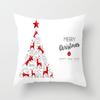 Christmas-Themed Pattern Throw Pillow Cover With Short Plush Print For Living Room Sofa Decoration Cushion Cover Pillow Covers