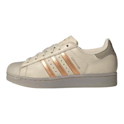 Originals Superstar 2 Comfortable Fashion Lifestyle Shoes Women Sneakers Beige JR7355