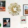 Bohemian Sun Moon Steel Wall Art Weather Resistant Indoor Outdoor Decor