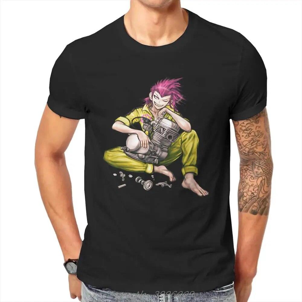 

Kazuichi Souda Danganronpa Bear Game Футболка с винтажным рисунком Футболка больших размеров с круглым вырезом Большие распродажи Harajuku Уличная одежда унисекс