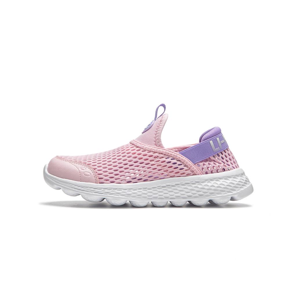 Li Ning Comfortable Casual Versatile Low-Top Kids Casual Shoes Men sneaker Pink YKCU088-22