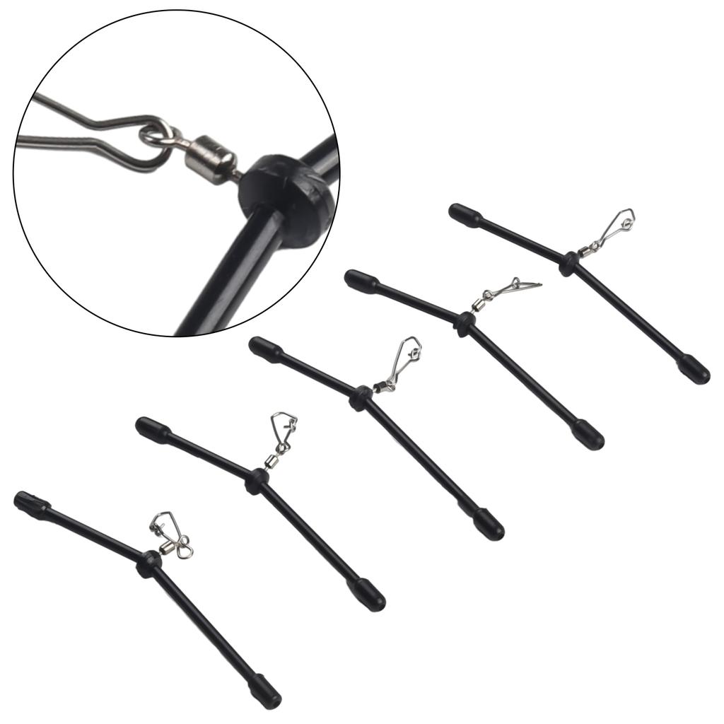 5Pcs Fishing Anti-TangleLure Plastic Balance Snaps Balance Connector Tackle