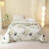 Cartoon Style Summer Quilt, Machine Washable Cotton, 100x150x200, Perfect for Dorms and Air-Conditioned Rooms.