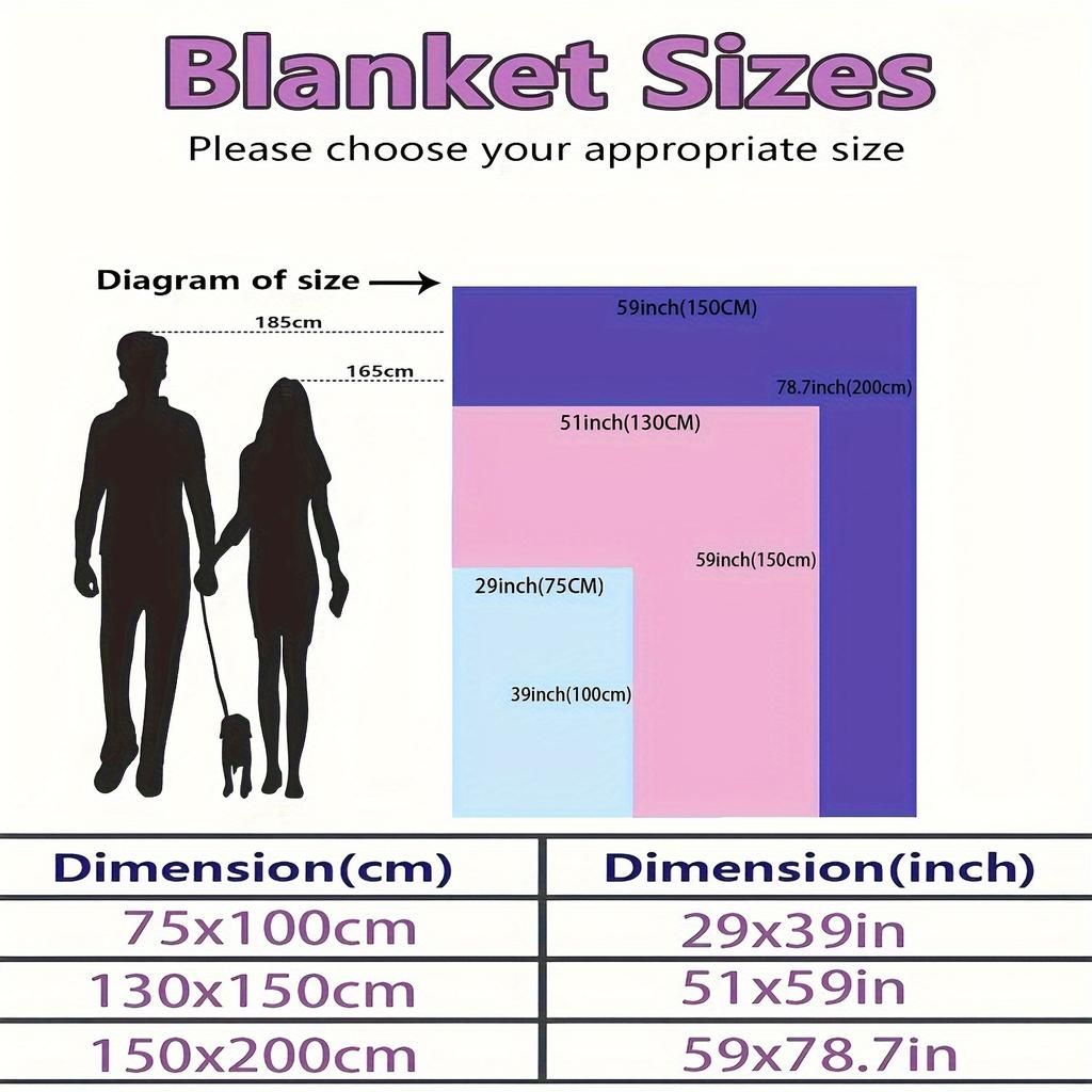 Cozy Vintage Geometric Flannel Throw Blanket - Soft, Warm & Versatile for Couch, Bed, Car, Office, Camping | All-Season Gift Ide