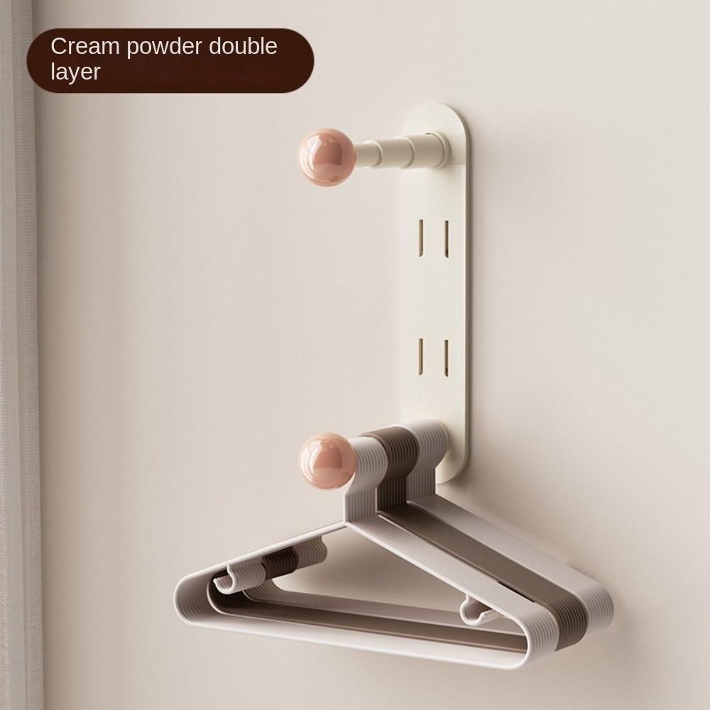 Retractable Clothes Hanger Wall-mounted Clothes Storage Rack Balcony Drying Rack  for Balcony