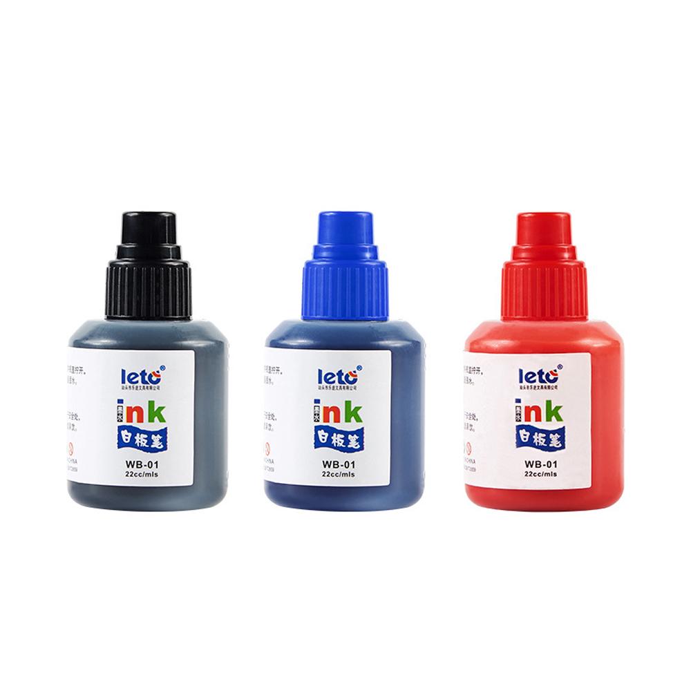 Whiteboard Markers Refill Ink 22cc Compatible With Erasable Whiteboard Markers Red Blue Black Fluids For Office School Supplies