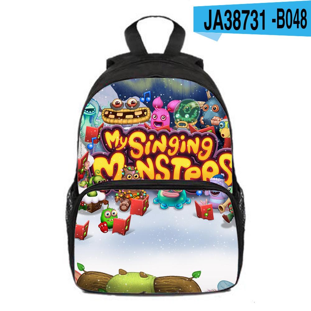 Zaino per Bambini Scuola Primaria e Materna Nuovo My Singing Monsters Concerto dei Mostri Zaino, Zaino Regalo
