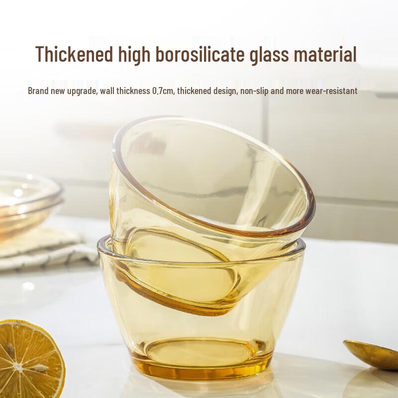 Meichu Heat-Resistant Glass Salad Bowl 9-Piece Set