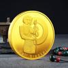 Moneta Ragazza Sexy, Moneta Portafortuna, Moneta Commemorativa in Argento Dorato di Bellezza, Moneta Sexy, Artigianato Divertente con Monete, Regalo di Natale, Pensierini per la Befana
